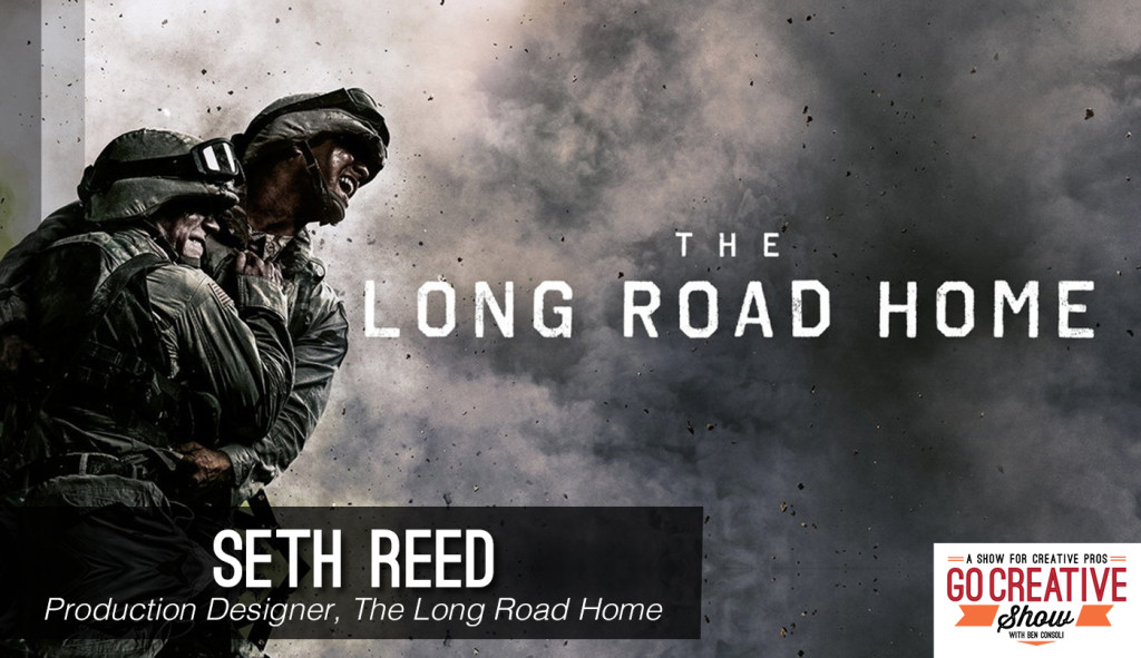 Production Designer Seth Reed joins Go Creative Show Host Ben Consoli