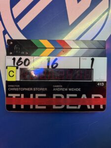 Clapperboard for The Bear Season 4, Episode 413 with Andrew Wehde as cinematographer.
